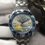 GB 1:1 Replica Omega Diver 300M Watch Stainless Steel Grey Dial 42mm